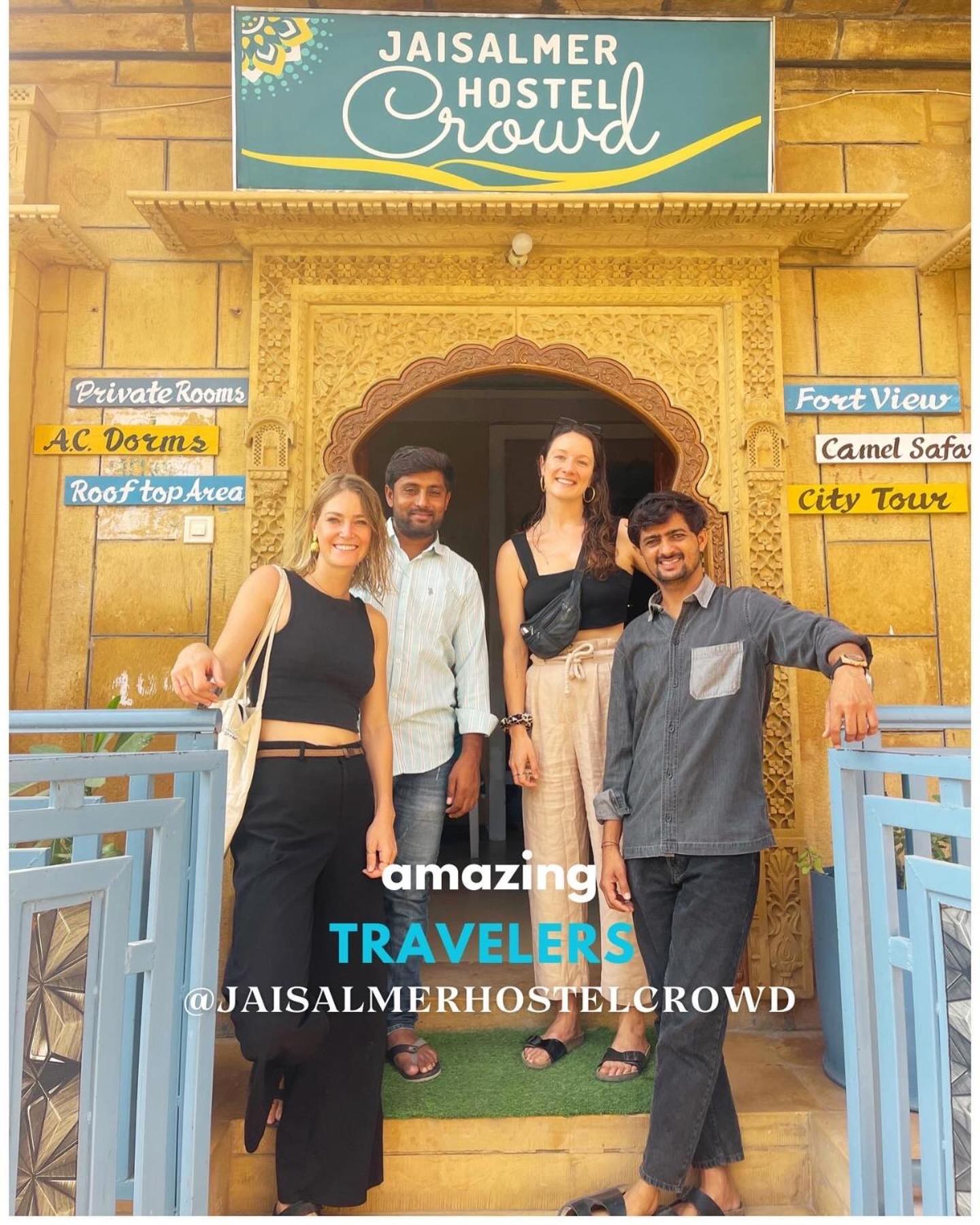 Jaisalmer Hostel Crowd Exterior foto